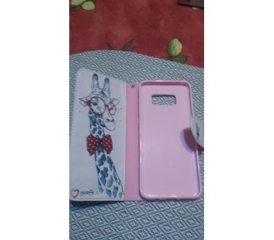 Housse protection pour Samsung S8 girafe