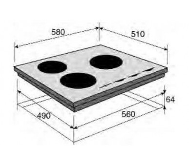 Plaque induction BRANDT TI18B
