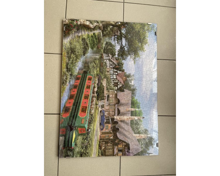 Cottage avec péniche