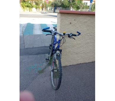 Vélo homme 26 pouces bleu OPTIMALP