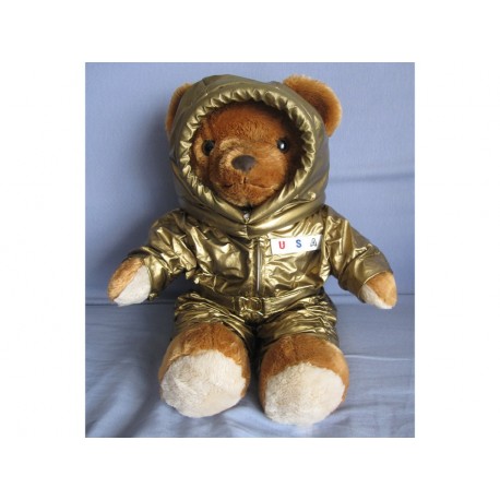Grande peluche Nounours astronaute