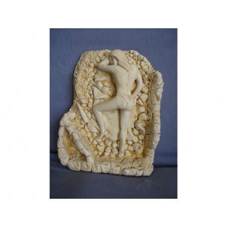 Cadre en plâtre femme
