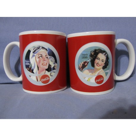 4 Mugs Coca-Cola