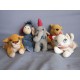 lot de 5 peluches Walt Disney