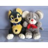 2 peluches souris