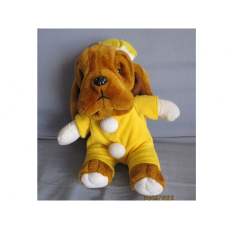 Peluche chien "bonne nuit"