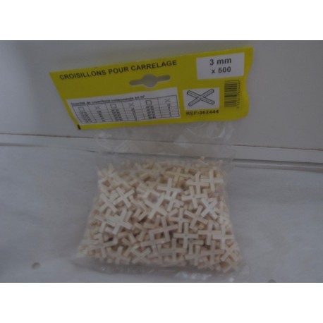 Croisillons 3mm pour carrelage