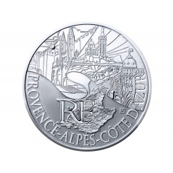 10 € en argent de 2011 de la région Provence-Alpes Cote d Azur