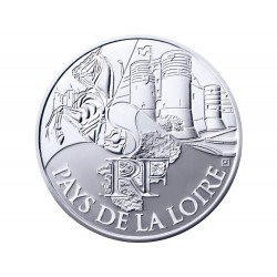 10 € en argent de 2011 de la région Pays de la Loire
