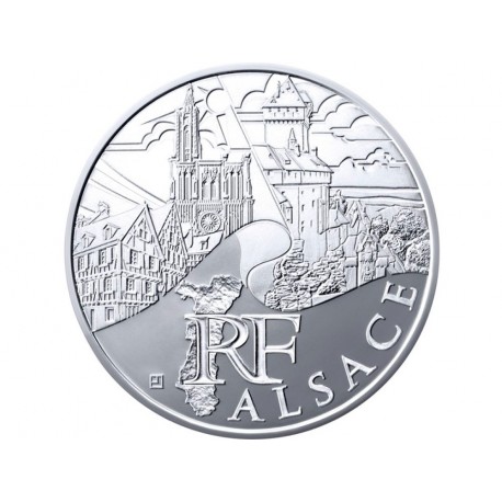 10 € en argent de 2011 de la région Alsace