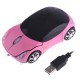 Souris optique voiture rose