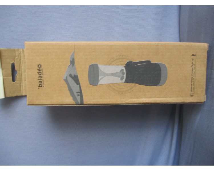 lampe torche dynamo LIGHT UP Baladeo