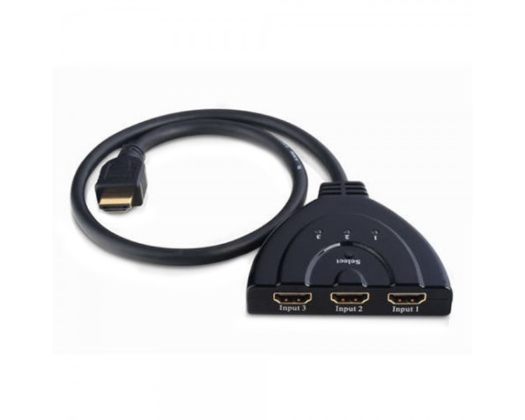 Commutateur Switch HDMI 3 entrées 1080p 3D 1.4V